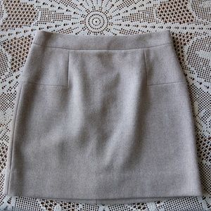 J.Crew Oatmeal Wool Skirt